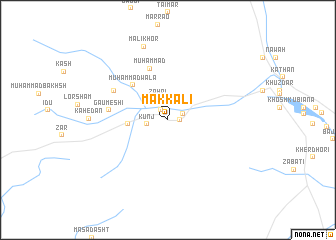 map of Makkāli