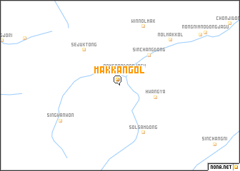 map of Makkan-gol