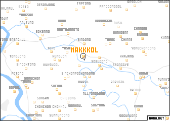 map of Mak-kkol