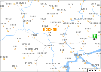 map of Makkok