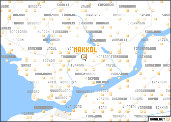 map of Makkol