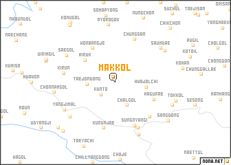 map of Mak-kol
