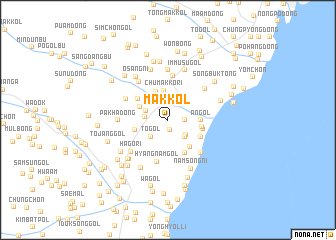 map of Makkol