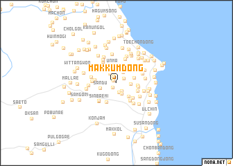 map of Makkŭm-dong
