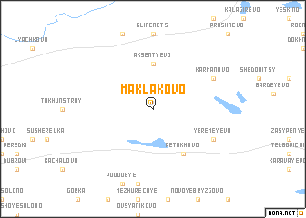 map of Maklakovo