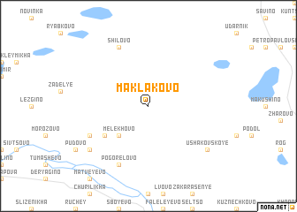 map of Maklakovo