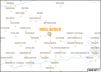 map of Maklakovo