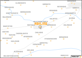 map of Maklino