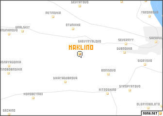 map of Maklino