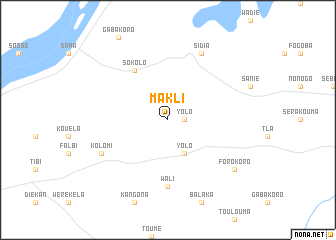 map of Makli