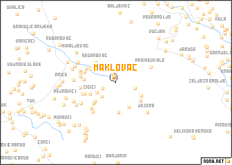 map of Maklovac