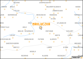 map of Makłuczka