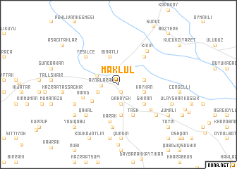 map of Maklūl