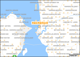 map of Mak Mandin