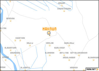 map of Maknūn