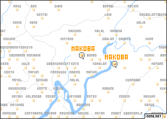 map of Makoba