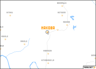 map of Makoba