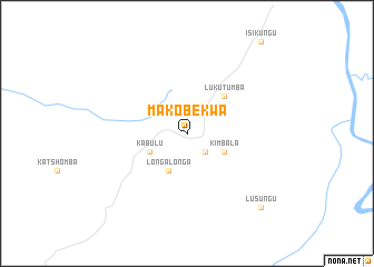 map of Makobekwa