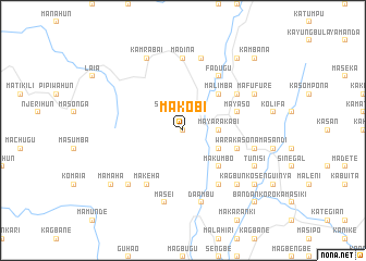 map of Makobi