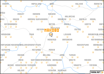 map of Makobo