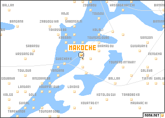 map of Makoché