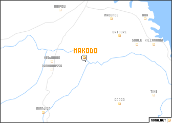 map of Makodo