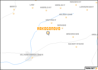 map of Makogonovo