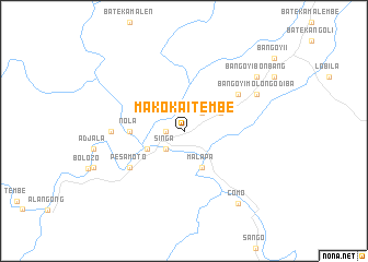 map of Makoka I Tembe