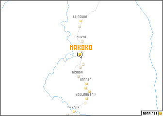 map of Makoko