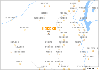 map of Makoko