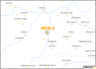 map of Makola