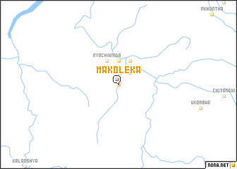 map of Makoleka