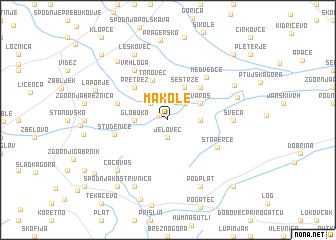 map of Makole