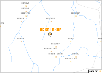 map of Makolokwe