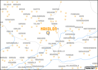 map of Makolon