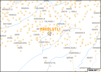 map of Makol Utli