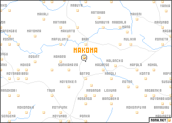 map of Makoma