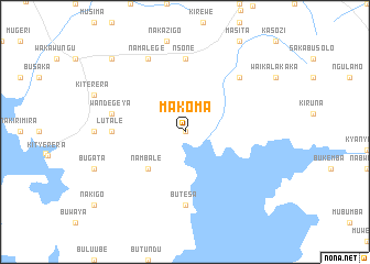 map of Makoma