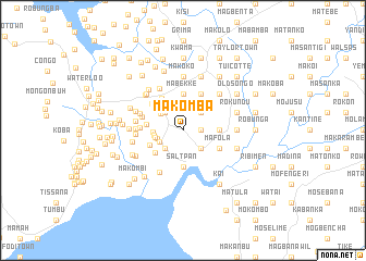 map of Ma-komba