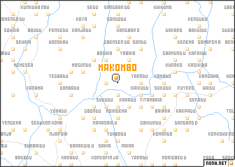 map of Makombo
