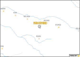 map of Makombo