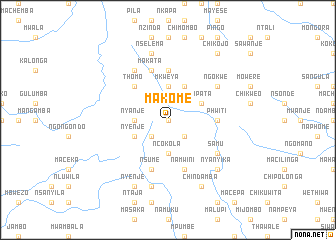 map of Makome