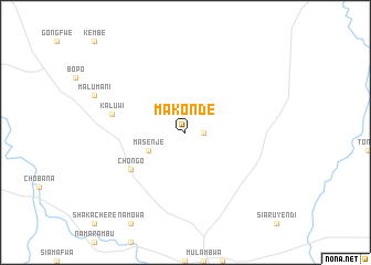 map of Makonde