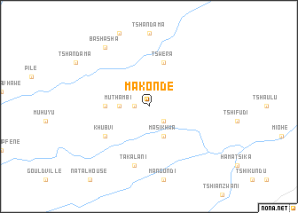 map of Makonde