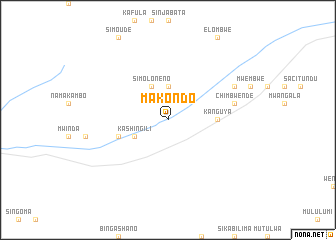 map of Makondo