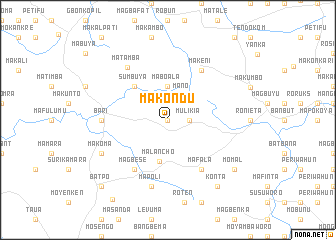 map of Makondu