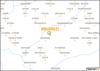 map of Makondzi