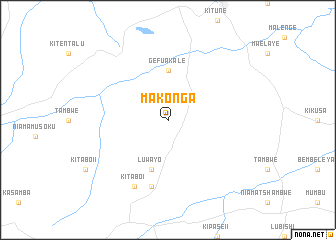 map of Makonga