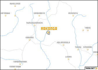 map of Makonga