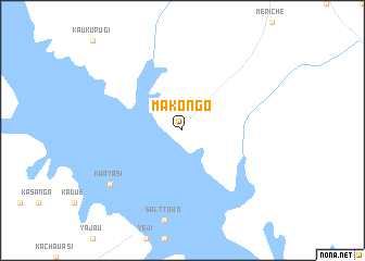 map of Makongo